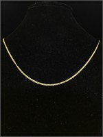 14K Gold Chain Necklace 
8.5 inches 2.5G