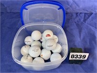 Golf Ball Collection w/Container