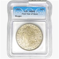 1921 Morgan Silver Dollar ICG MS65 FYI