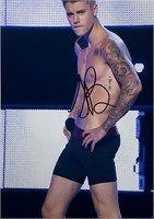 Autograph COA Justin Bieber Photo