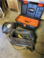 Empty Tool box and bags