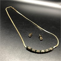 Swarovski Crystal Necklace and Earrings