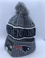 New England Patriots Winter Pom Beanie Hat New