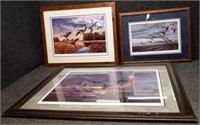 (3) Waterfowl Prints - Redlin, Maass & Crowe