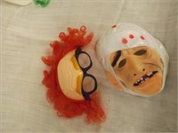 (2) Masks (Red Hair & Bandages)