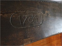 Antique 18th Century Carved Storage Chest