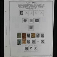 Italy & Area Collection on Pages