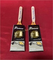 New Picasso 2" Paint Brushes 2pc lot Latex/Oil