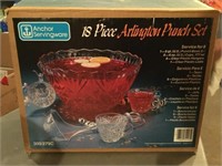 Punch Bowl set w/7 cups