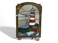Stained Glass Art on Table Top Easel