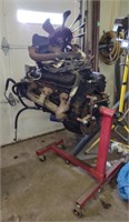 1996 Chevy 350 Engine (30" x 23") on Stand