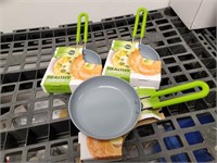 New lot of 3 ceramic Non-Stick Frying Pans
