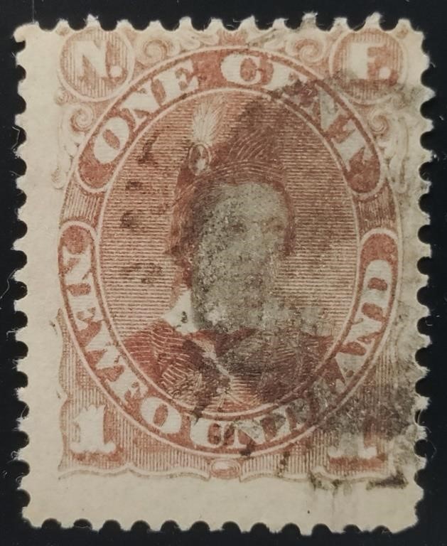 Newfoundland 1880 "Prince Edward" Stamp #41