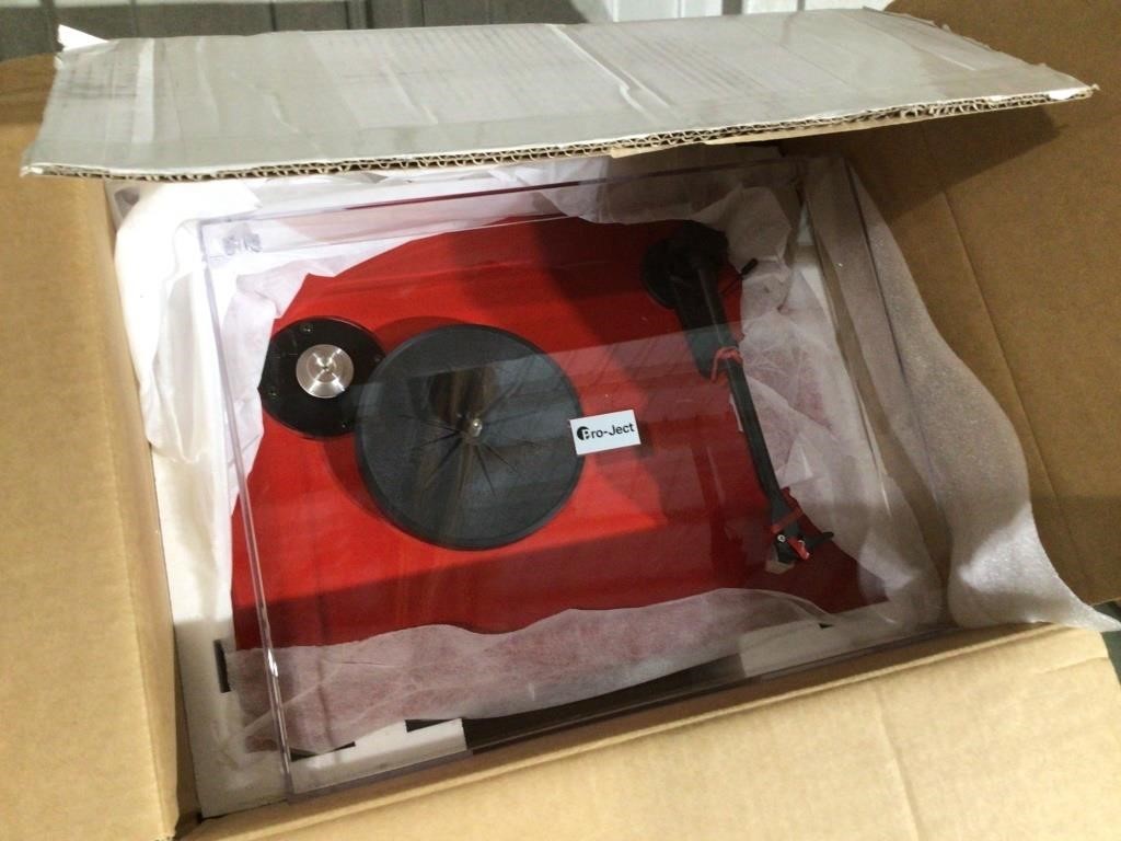 Pro Ject Audio Systems Red Turn Table Record