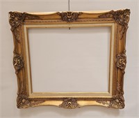 WOOD FRAME GILDED VICTORIAN STYLE 24" X 20" SIGHT