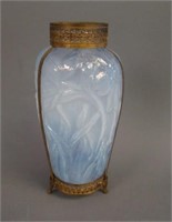 7” Tall Consolidated Jonquil Cylinder Vase in