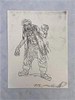 AD&D Ken Frank Signed Character Module Print