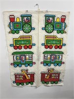 Vintage Cut and Sew Circus Train Fabric