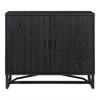 Sierra 2 Door Cabinet Black -  Moe's Home