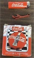 3 Pieces of Coca Cola Memorabilia. Ships