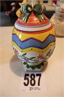 Gift Egg Cookie Jar