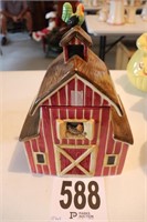 Red Barn Cookie Jar