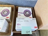 2 Boxes New 3M 80+ Grit Flap Discs