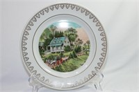 Currier and Ives Four Seasons Plate - Summer