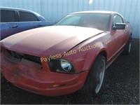 2005 Ford Mustang 1ZVFT80N155158835 Red