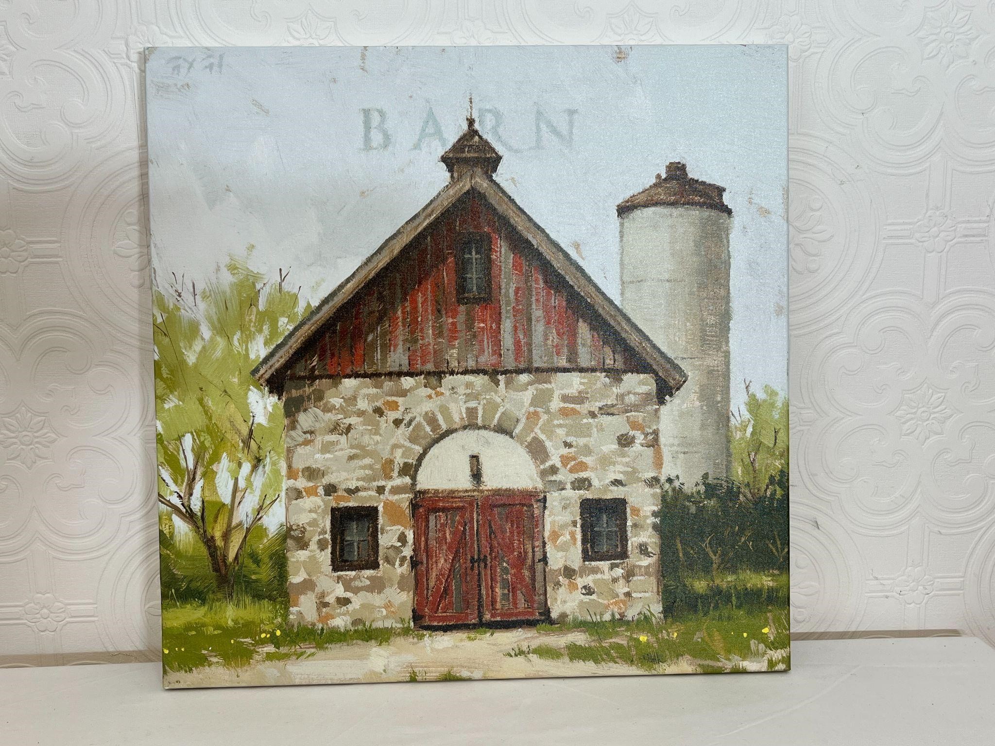 New Giclee Print of Stone Barn