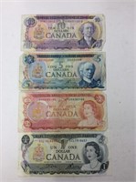 Can Banknotes Set Of $1,2,5,10