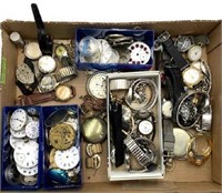 Huge Lot of Asst. Watches, Pocketwatches, etc.