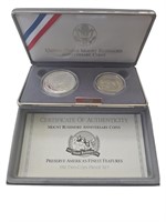 1991 two coin proof set