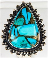 Jewelry Sterling Silver Turquoise Ring