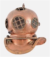 Replica Antique Brass & Copper Diving Helmet