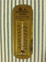 5" metal thermometer wagon wheel saloon lake Tahoe