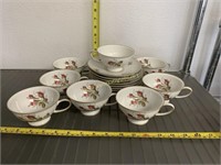 8 Rosenthal Winfred 5100 23 Tea and saucers