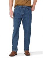 Size 33W x 32L Rustler Men's Classic Relaxed Fit,