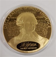 Founding Fathers Colossal Coin- Jefferson