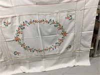 Vintage Embroidery Tablecloth