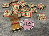 Bundle of Vintage Wrigley's Spearmint matchbooks