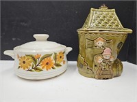 Japan Shoe Cookie Jar & Capri Stoneware
