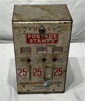 Vintage Metal US Postage Stamp Vending Machine