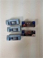 Group of 5 1:64 scale size cars new in boxes