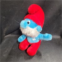 1979 Papa Smurf Stuffie from Wallace Berrie