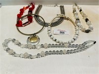 (6) Costume Jewelry Necklaces (some vintage)