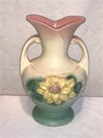 1940’s Hull USA Earthy Water Lily Pattern Vase