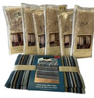 NEW Curtain Panels & Pier 1 Table Runner