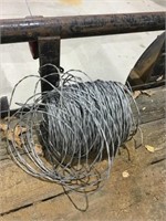 Partial roll of smooth wire
