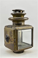 Antique Brass Carriage/Auto Lantern